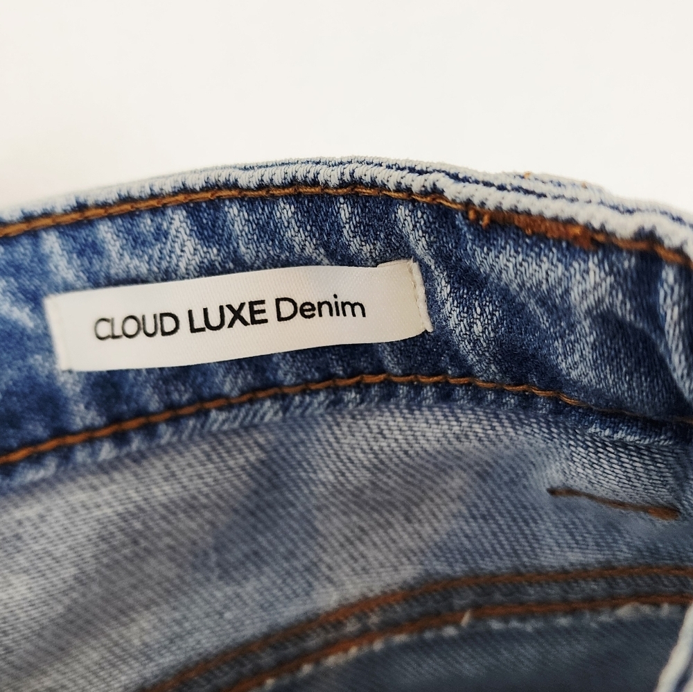 Oat New York High Rise  Cloud Luxe Jeans Shorts - Picture 7 of 9